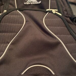 High Sierra 17” Black and Gray Backpack